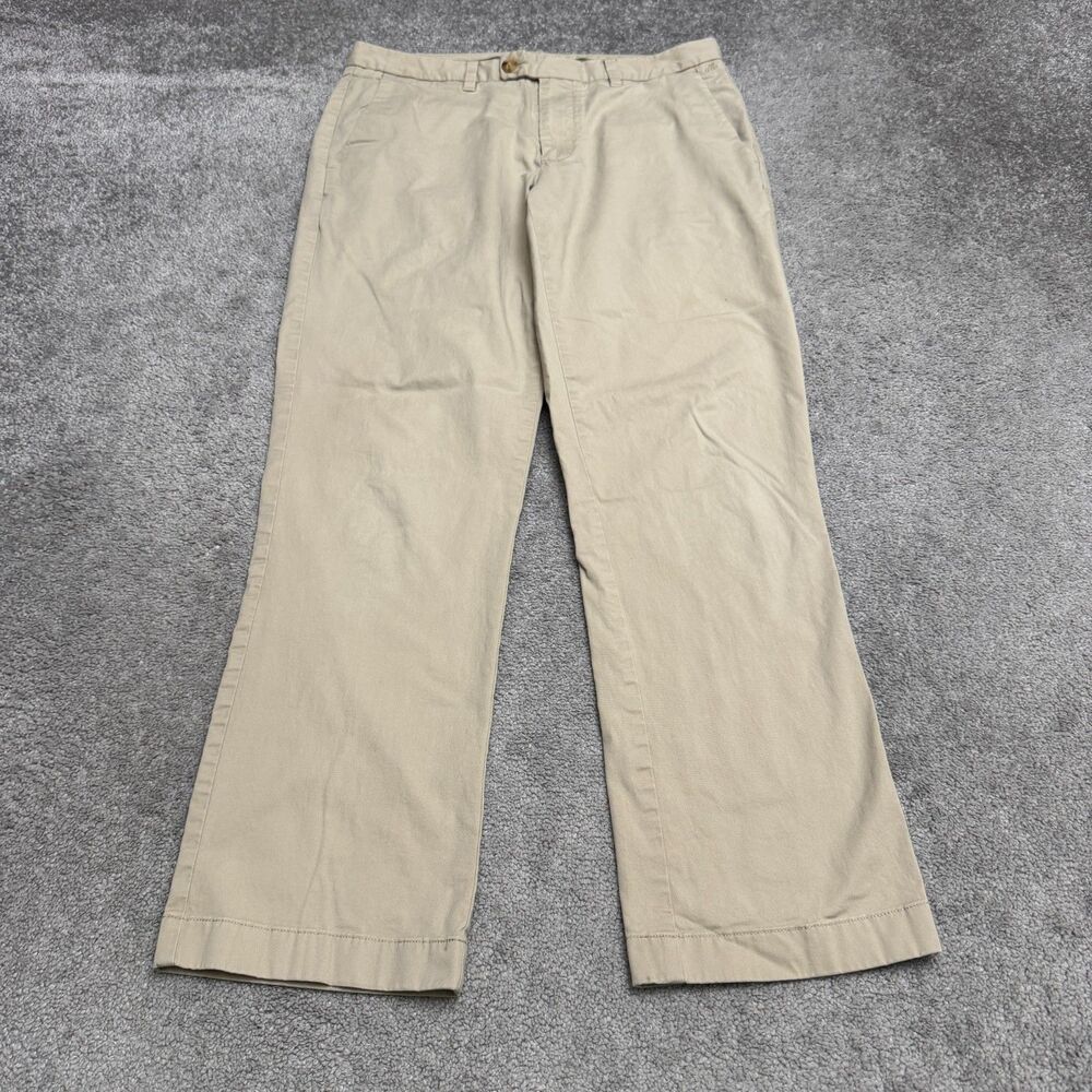 Bonobos Maide Straight Golf Chino Pants Mens 32x30 Khaki Tan Stretch Casual